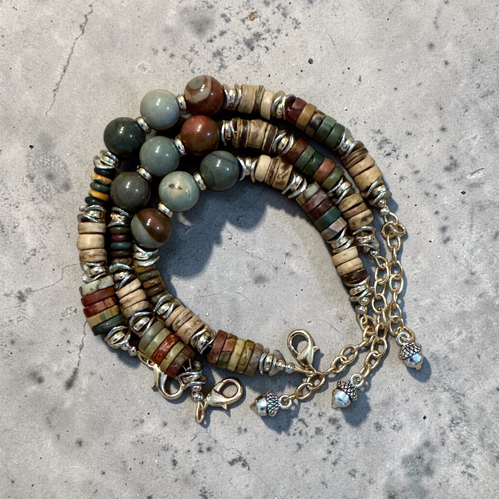 Earthy Bead Bracelet